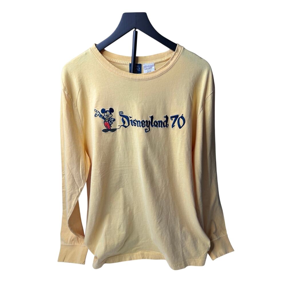Disneyland 70th Anniversary Vault Mickey Long Sleeve Shirt Large NWT